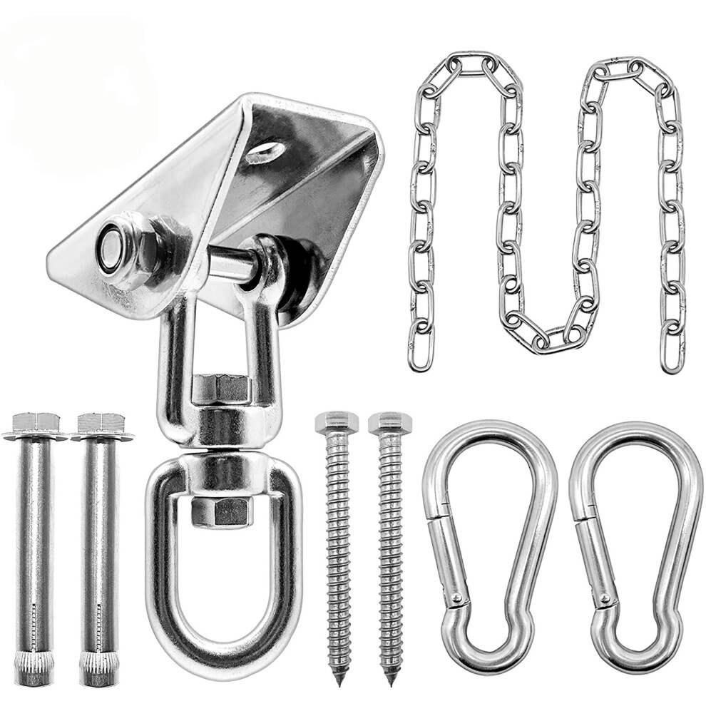 Hammock Hanging Kit with Swing Chain, 1000lbs Capacity Hanging Hooks Heavy Duty 360-image-OPC-PDTT9B7-NEW