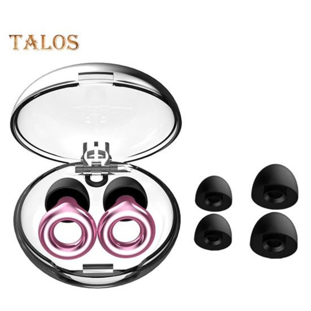 (pink) Concert Ear Plugs 28db Noise Reduction Waterproof Earbuds Hifi Hearing Protection Reusable Silicone Ear Tips For Musicians Motorcycle Riding Swimming