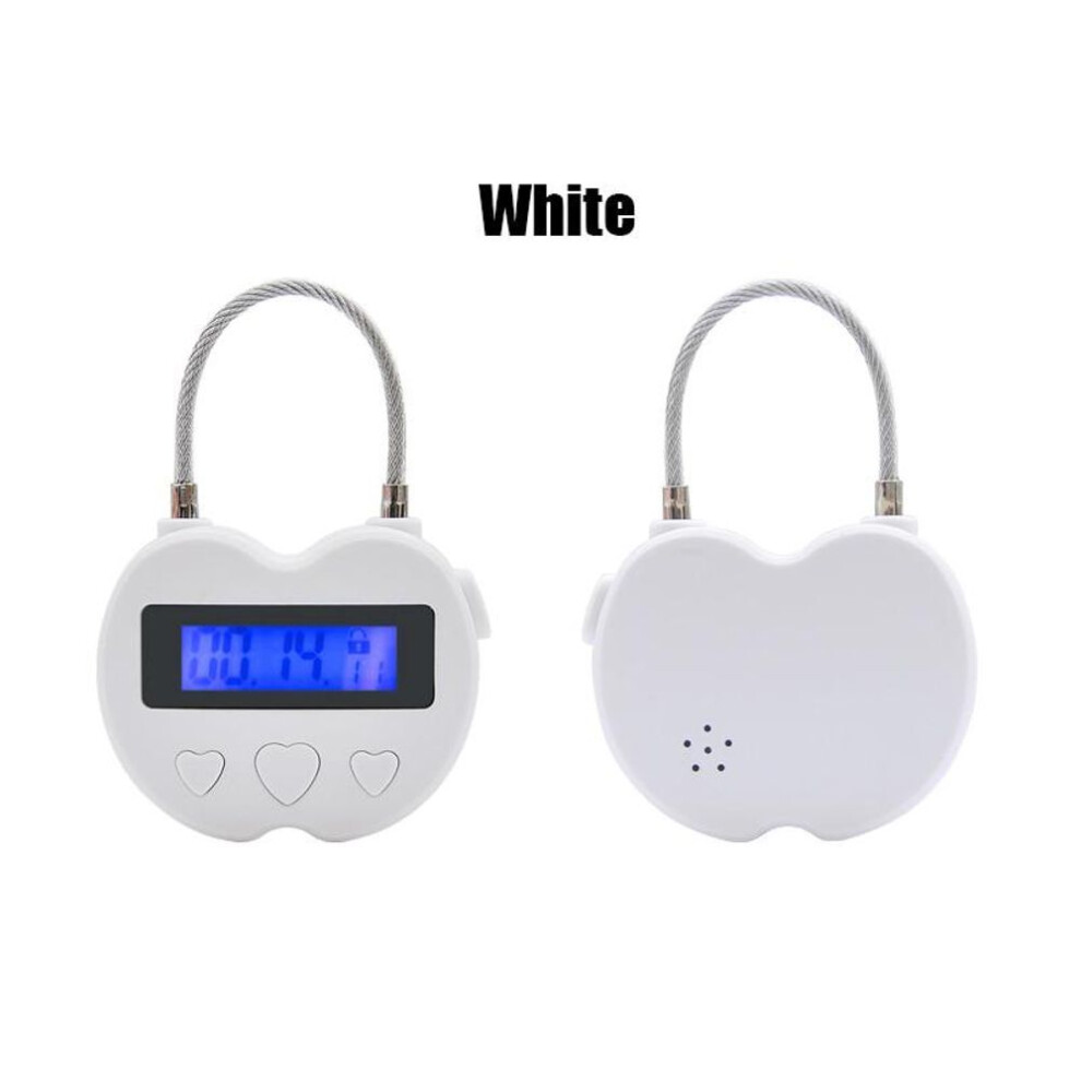 (white) Sm Rechargeable Usb Electronic Timer For Handcuffs Mouth Gag Time Lock Bdsm Bondage Chastity Bdsm Adult Slave Sex Toys