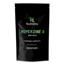 Nutrality Huperzine A Supplement - 60 Vegan Capsules for Focus, Memory & Alertness