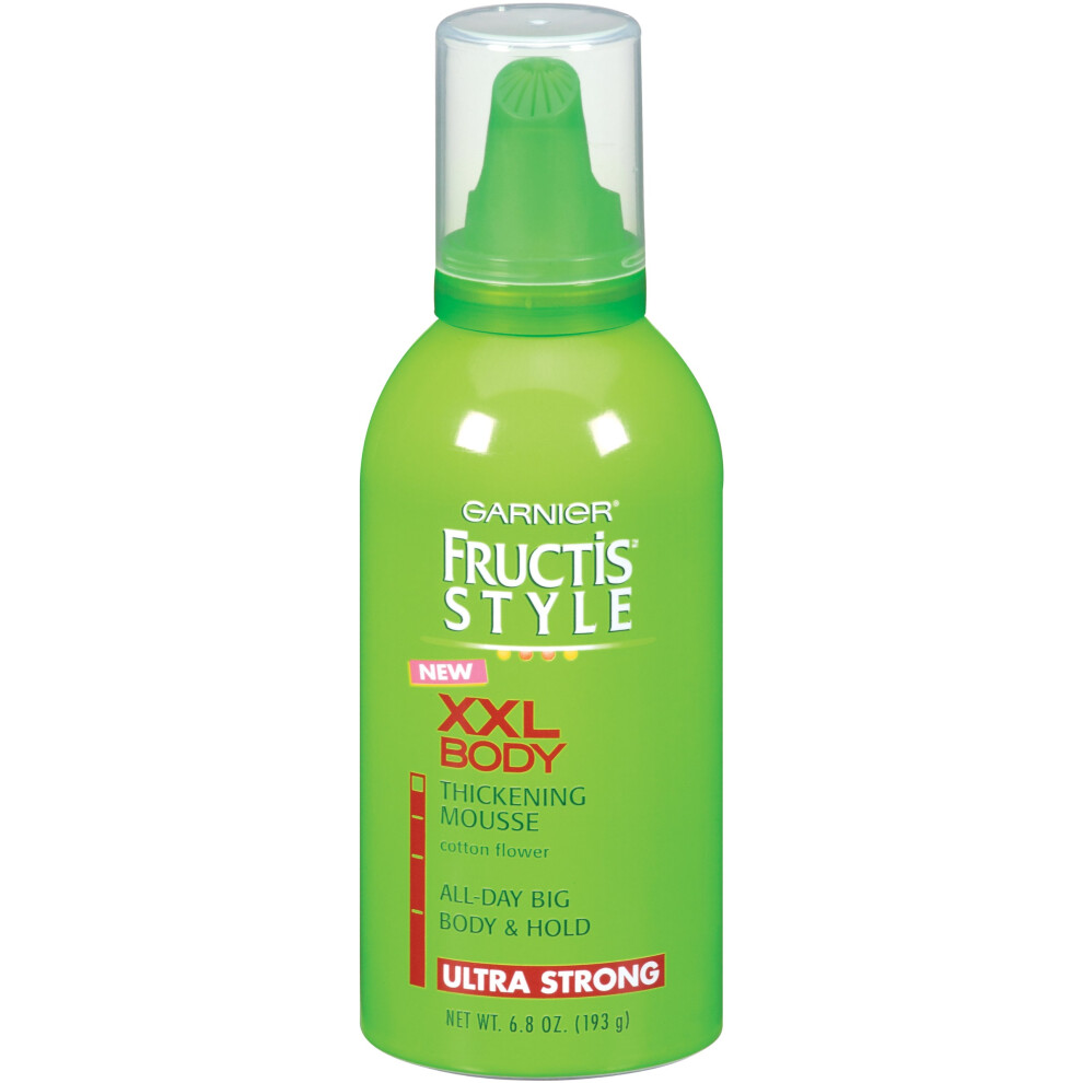 Garnier Fructis Style XXL Body Thickening Mousse, Ultra Strong Hold, 6.8 Ounce