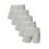 Comfneat Ανδρικά 5-Pack Boxer Briefs Υπέροχο Ελαστικό Εσώρουχο (Grey Melange Pack-5, S) 1