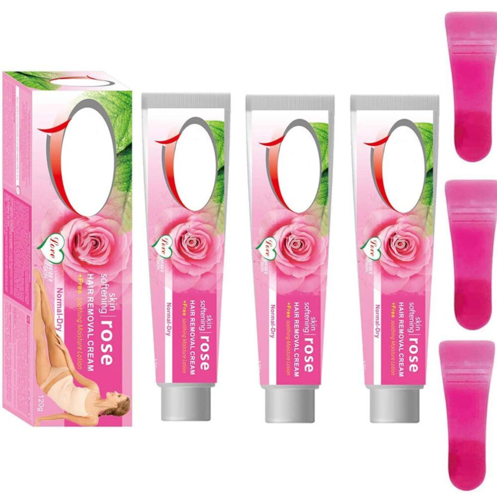 (3pcs) Hair Removal Cream, Hair Removal Cream For Men And Women, Hair Removal Cream For Face Armpits And Legs Private Parts, Flawless Depilatory Cream