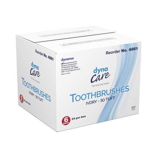Box 24 Disposable Toothbrushes - Individually Wrapped 2