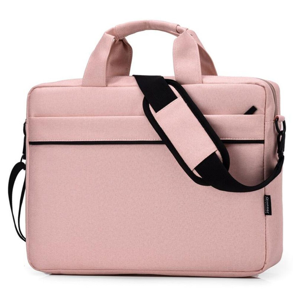 (pink, 15.6inch) Laptop Bag Waterproof Notebook Bag Sleeve For Macbook Air Pro 13 15 Computer Shoulder Handbag Briefcas