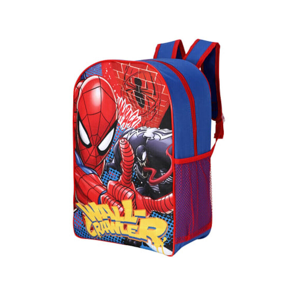 Spiderman Marvel Back To School Xl 40Cm Backpack Bag Blue,Red