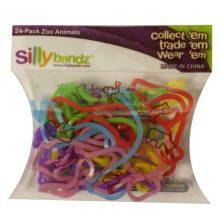 Zvierat zo zoo Silly Bandz balenie 24 kusov