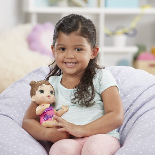 Vivo Baby Alive Splash'n Snuggle Κούκλα με Καφέ Μαλλιά για Παιχνίδι στο Νερό, με Αξεσουάρ 2
