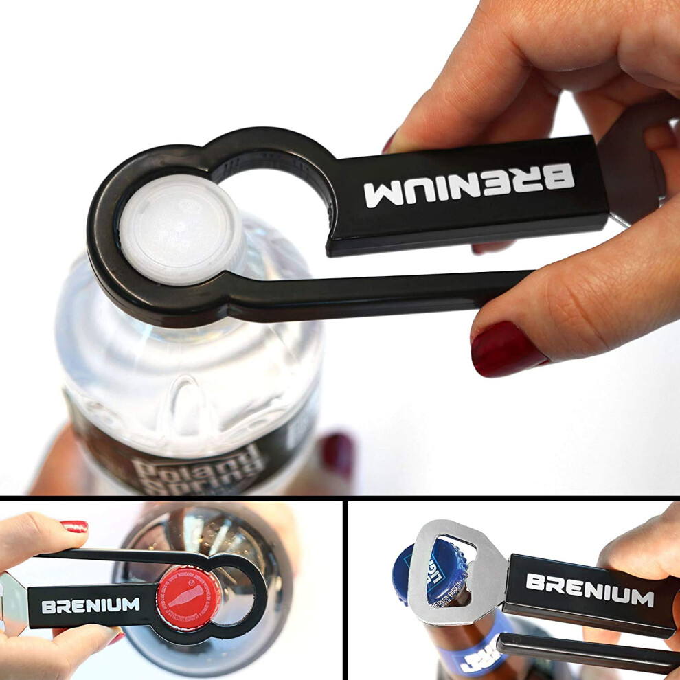 Breen Brenium Multifunctional Bottle Opener For Water And Beer Bottle Plastic Water Bottle Twist-Off For Weak Hands Seniors Elderly Rheumatoid Arthrit