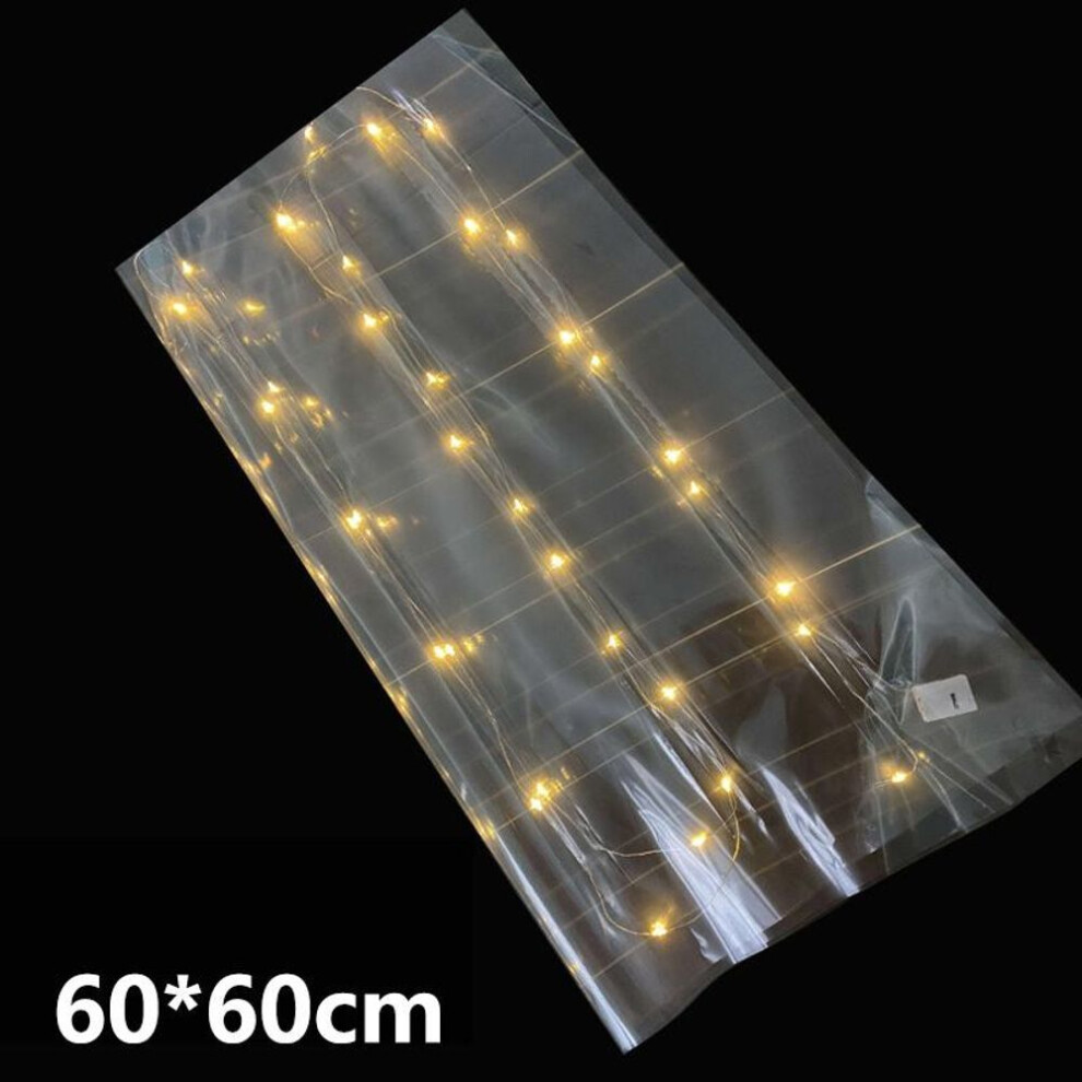 2024 New Creative With Led Light Cellophane Led Flower Wrapping Paper Bouquet Packing Waterproof