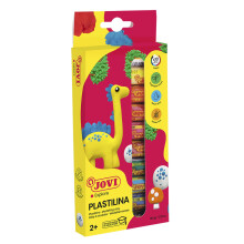 Jovi Plastilina reutiliz vel e n o secagem de argila de modelagem; .5 oz. Rolls Conjunto de 10 cores perfeitas para projetos de artes e of cios