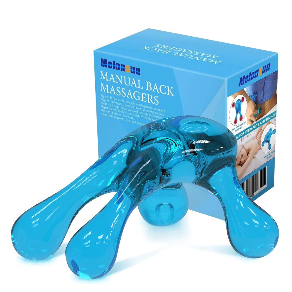Renegade Sole Melonsun Palm Massage Tool- Easier Grip Four Point Massage Tool Handh
