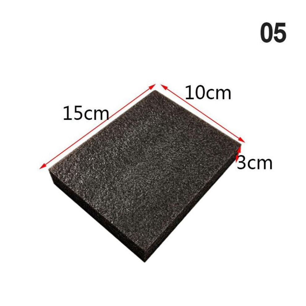 (black, 15x10x3cm) Needle Felting Foam Poked Pad Wool Felt Workplace Mat White Black Red Foam Pad Diy Handmade Supplies