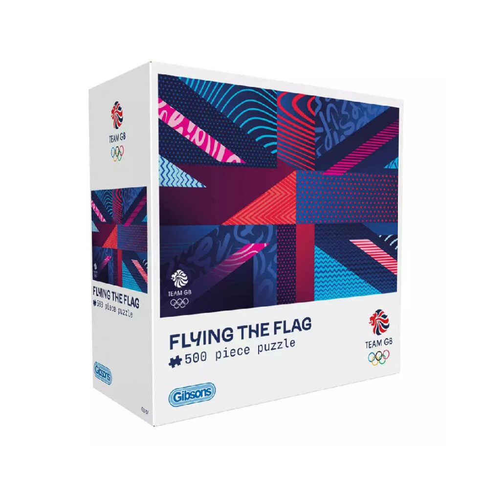 Photos - Jigsaw Puzzle / Mosaic Gibsons Team GB Flying The Flag 500 Piece Jigsaw Puzzle G3157