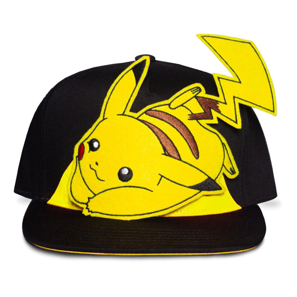 Pokémon Pokemon Pikachu Novelty Cap - Nh220753pok Black