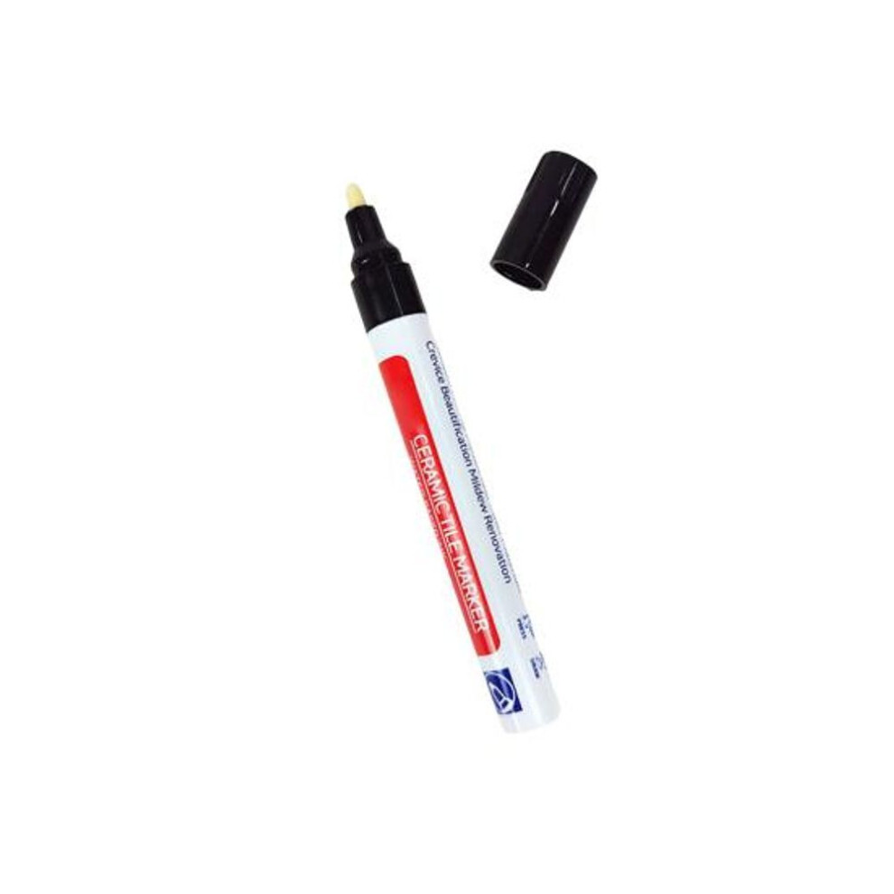 (black) Comfortable Grip Tile Marker Quick Dry Convenient Ceramic Seam Repair