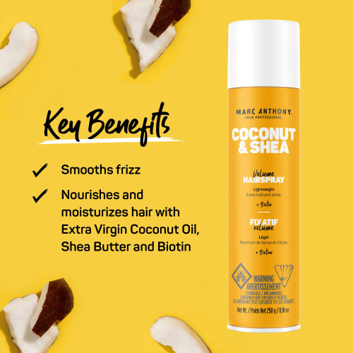 Marc Anthony Coconut Oil Volume Haarspray, Basic, 8,8 ounce 1