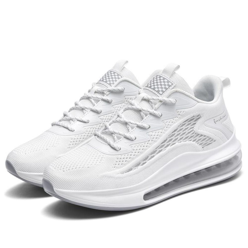 (white, 41) Summer Men&apos;s Large Size Outdoor Leisure Sports Running Shoes Tennis Sneakers