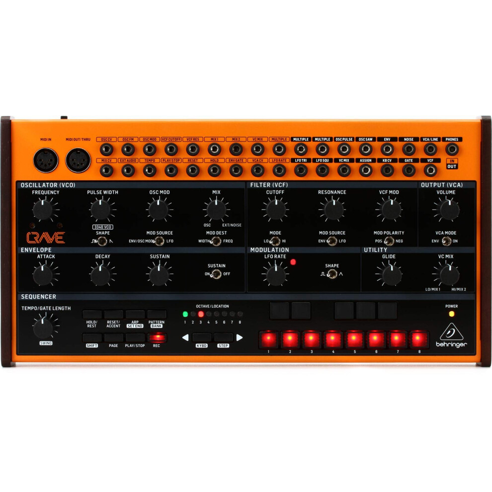 Sintetizzatore analogico Behringer Crave con sequencer