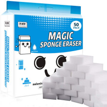 Dr.WOW 50 Pcs Magisk Svamp Raderare Multifunktionell Melamin Foam Rengörare 100x70x30mm