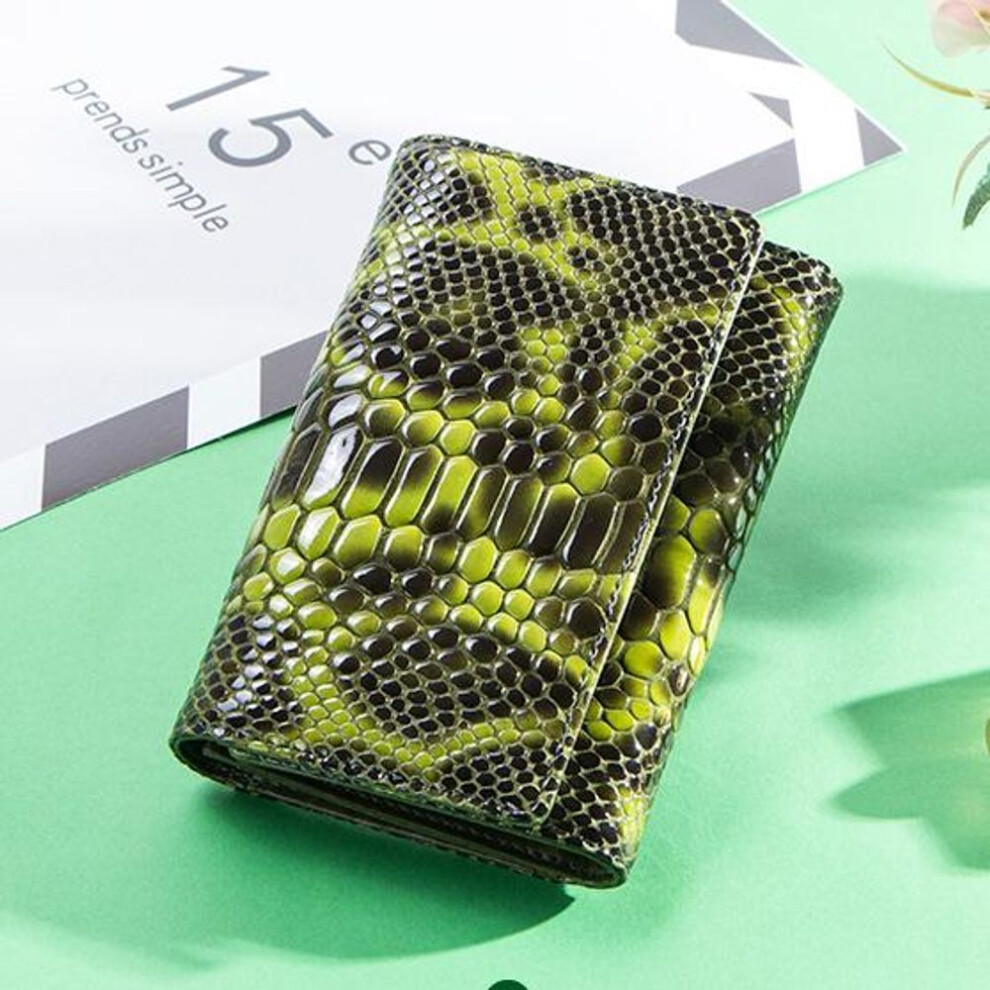 (green, S) CONTACT&apos;S Women Clutch Wallet Genuine Leather Female Purse For Cell Phone Card Holders