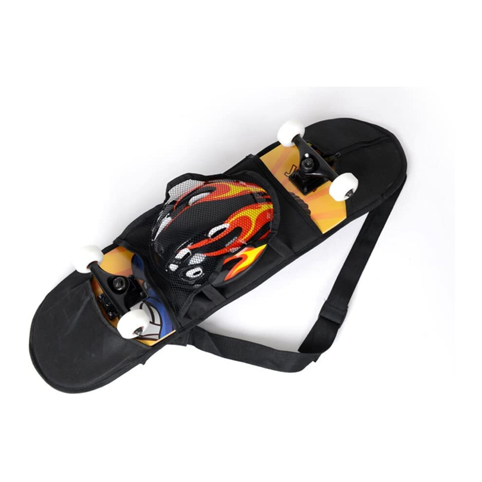 Photos - Climbing Gear Cooplay 32"*8" Black Skateboard Carry Bag Backpack Rucksack Straps with Mesh Coop-yy082