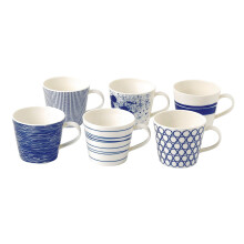Royal Doulton Pacific -sekoituskuvioiset mukit, 6 kpl