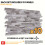 (Light Grey, Set of 10) 3D Wall Panels (96x48cm) Brick & Stone Effect Wall Cladding Panels 3