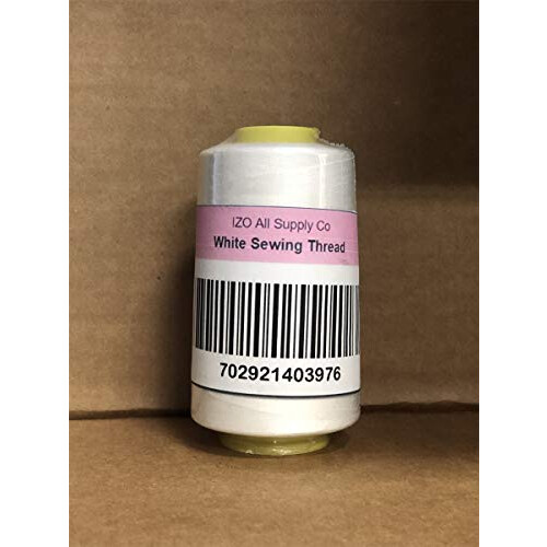 IZO Home Goods 4-Pack 6000 Yards Λευκό Νήμα Σερβιρίσματος Πολυεστέρα 1