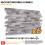 (Light Grey, Set of 6) 3D Wall Panels (96x48cm) Brick & Stone Effect Wall Cladding Panels 3