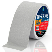 (Grey, 100mm x 18.m) Grey Non Slip Tape Roll Pro Standard Grade - Anti Slip Traction for Indoor/Outdoor Use