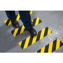 (Hazard, 150mm x 610mm Tread) Hazard Non Slip Tape Roll Pro Standard Grade - Anti Slip Traction for Indoor/Outdoor Use