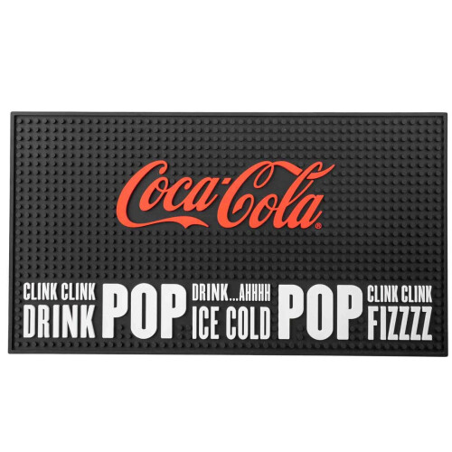 Tablecraft 11033 Clink CLINK MAT RETANGULAR MAT BLAT BLAT 18 polegadas Comprimento de cloreto de polivinil PVC