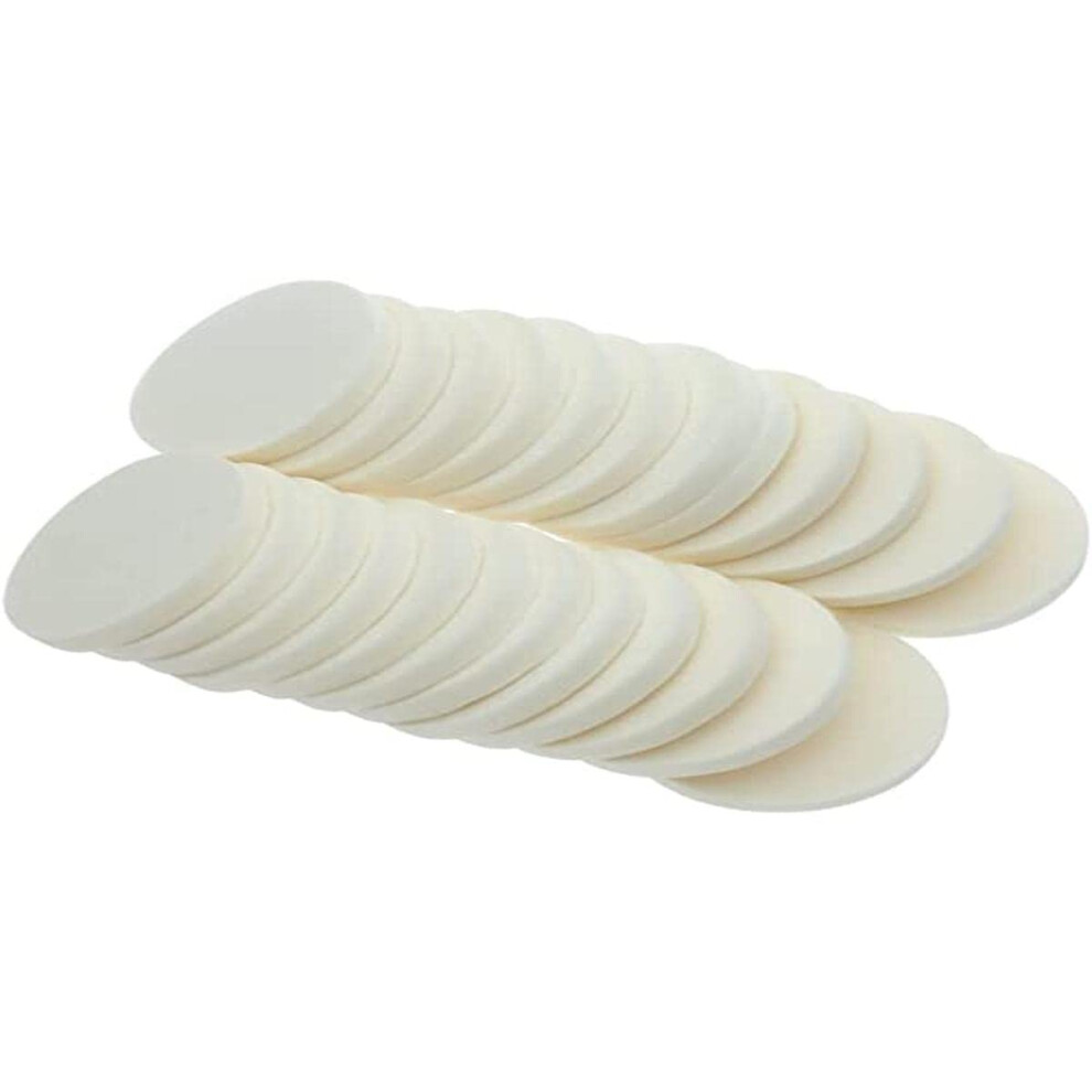 Lassum 20Pcs Round Powder Puff Makeup Sponge Blender For Makeup Application Blending Sponge Puff