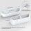 Yocice Wall Mounted Shoes Rack 4Pack with Sticky Hanging Strips  Plast 3