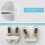 Yocice Wall Mounted Shoes Rack 4Pack with Sticky Hanging Strips  Plast 5