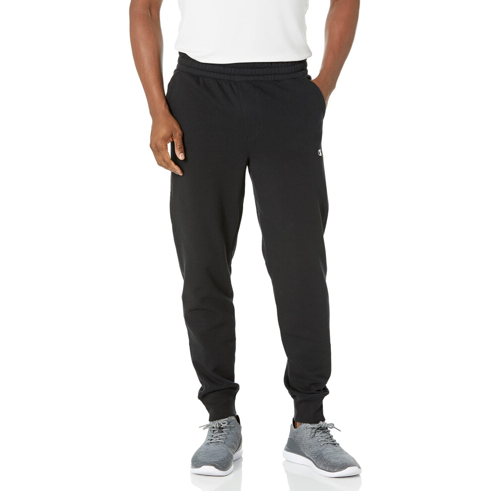 Pantalon de jogging en polaire su?d? Champion Authentic Originals pour homme Noir Large