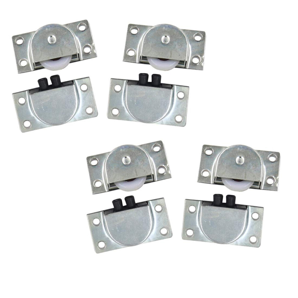 Rannb Ruote A Rullo Per Mobili In Nylon A Ruota Singola Per Armadio Armadio Armadio Porta Scorrevole – Confezione Da 8-image