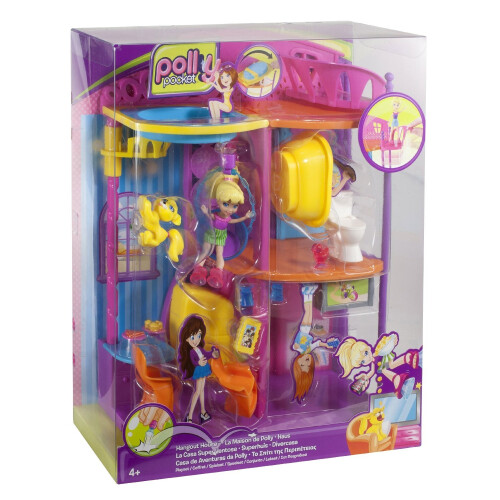 Mattel Polly Pocket Hangout House Playset 2