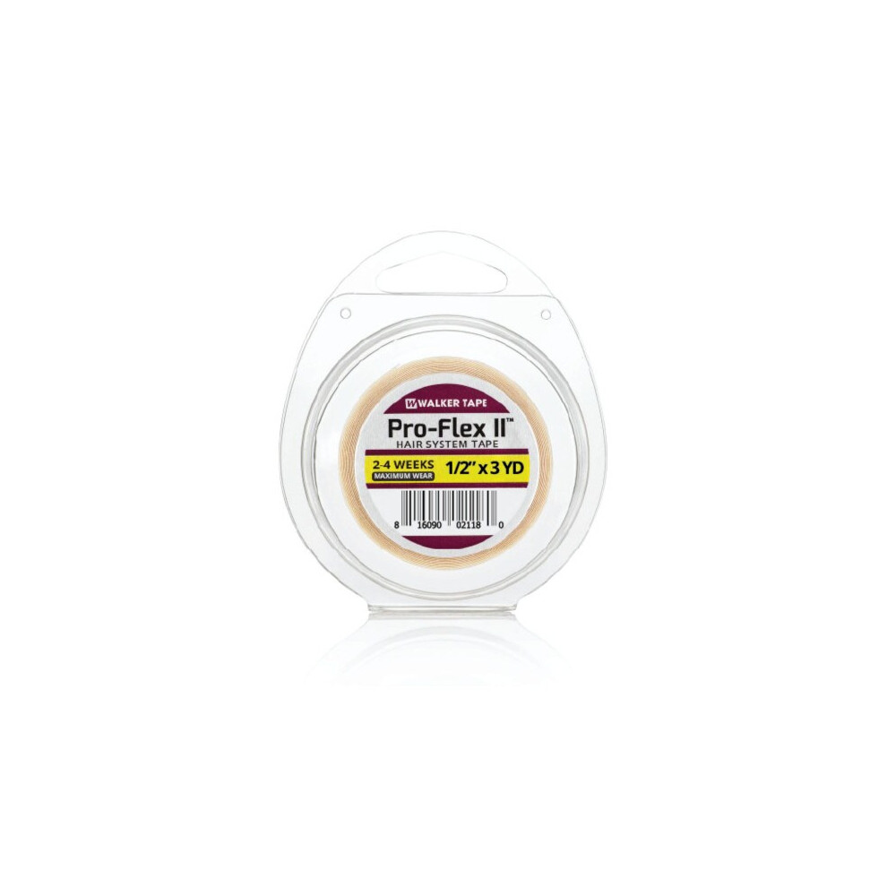 Walker Pro Flex ii Hypoallergenic Double Sided Tape Roll -1/2" x 3 YDS