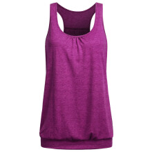 Overdele med b?nd til kvinder T-shirts med b?nd til kvinder til gravide tr?ningstoppe uden ?rmer Yoga Activewear R?d Lille