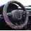 Capa de Volante Boho Limsas, Microfibra Elástica, Universal 15 Pol., Estilo Hippie 1