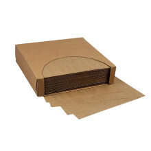 12x12 gewachste Papierfolie oder Korbeinlageblatt NATURAL KRAFT 1000 Blatt pro Box 7B4-NK