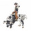 Little Buster Toys Ταύρος με Καβαλάρη 2 Πακέτο - Καφέ Ταύρος με Καβαλάρη και Άσπρος με Μαύρο 4