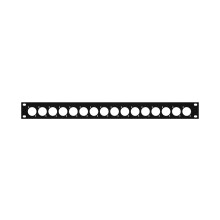 Elite Core RP1U-16D rack panel 16 D-sorozat 1U lyukasztval