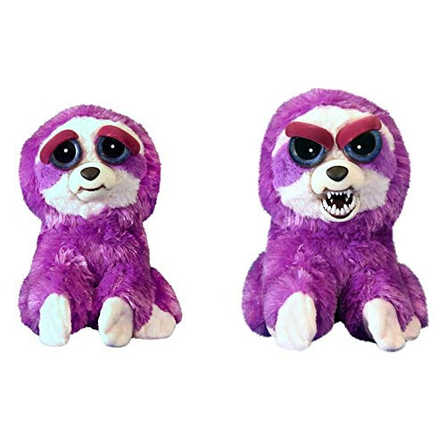 Feisty Pets Plush Purple Sloth-Lightningbolt Lucy