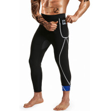 Dyuai bastu svettbyxor fr mn kompression byxor atletiska leggings trning bastu kostym (wbh7201-01-xl)