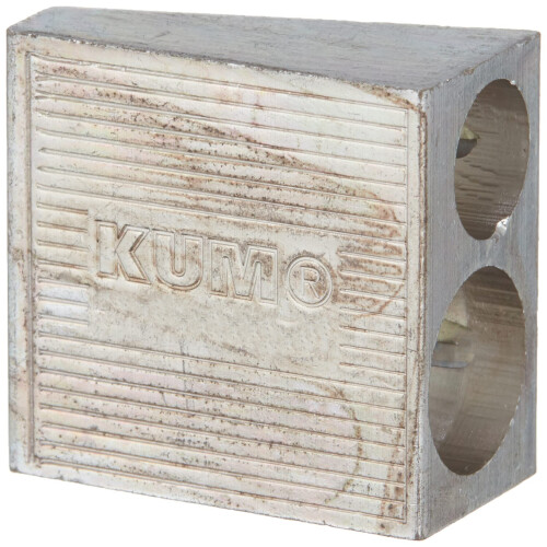 KUM 2-Hole Pencil Sharpener Magnesium Alloy Wedge 1