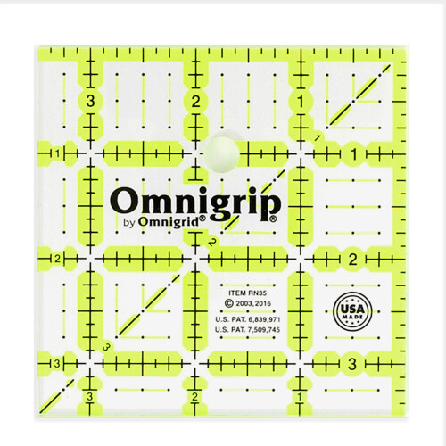 Omnigrid Omnigrip Lineal 3-"" x 3-"" Grn