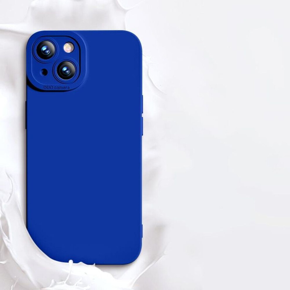 (dark blue, iPhone XS Max) Liquid Silicone Case For iPhone 16 Pro Max 15 14 11 Pro 13 12 Mini Soft Cover For iPhone X XR XS Max 7 8 Plus SE 2020